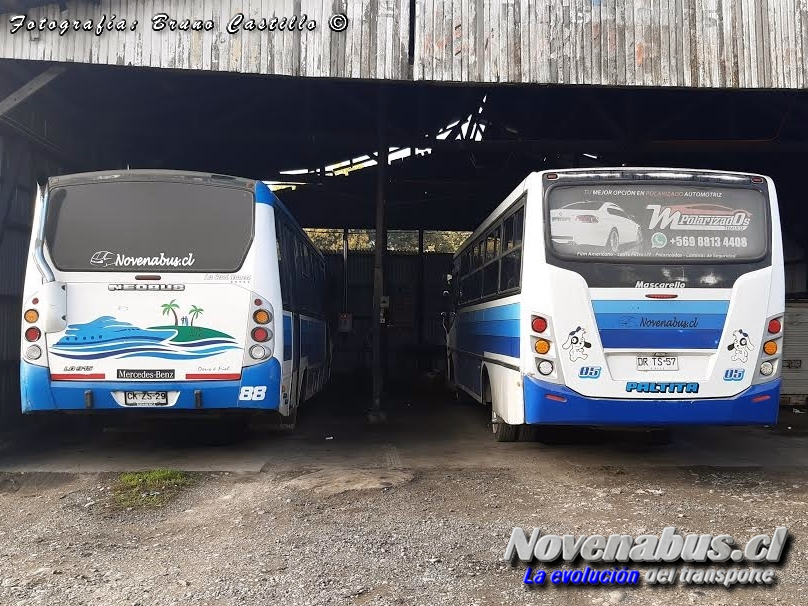 Neobus Thunder + & Mascarello Gran Micro / Mercedes-Benz LO-915 / Línea 2 Temuco