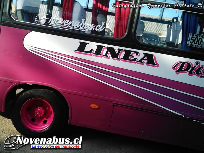 Neobus Thunder + / Mercedes-Benz LO-712 / Línea 10 Temuco