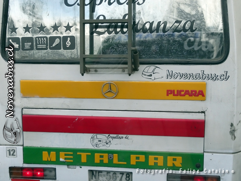 Metalpar Pucará I / Mercedes-Benz LO-814 / Línea 5 Temuco