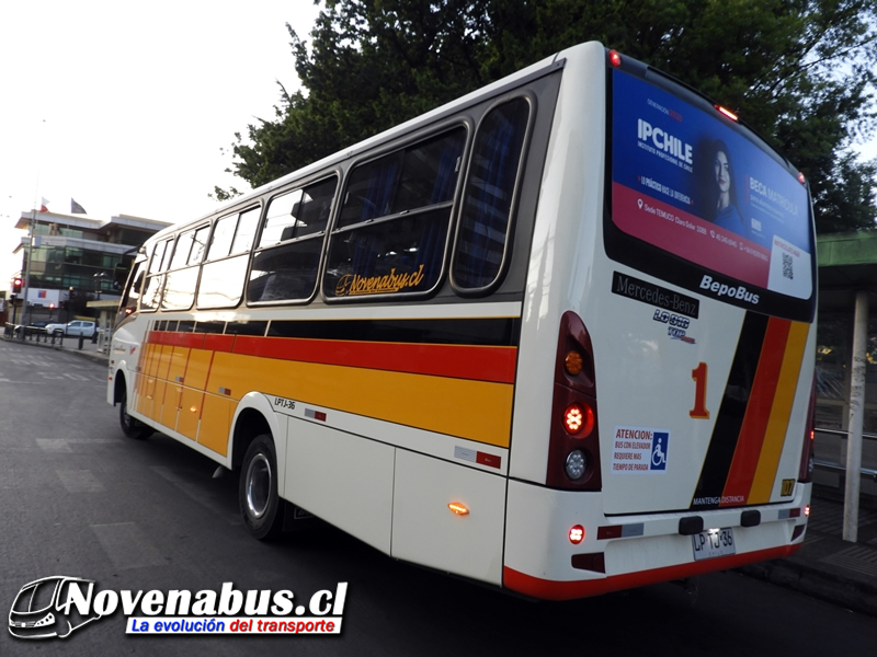 BepoBus Náscare / Mercedes-Benz LO-916 / Línea 1 Temuco