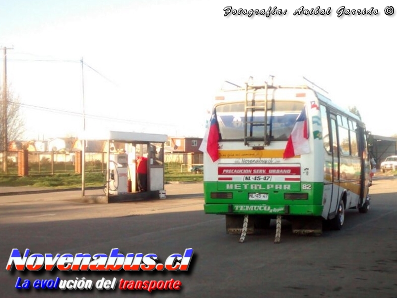 Metalpar Pucará I / Mercedes-Benz LO-812 / Línea 5 Temuco