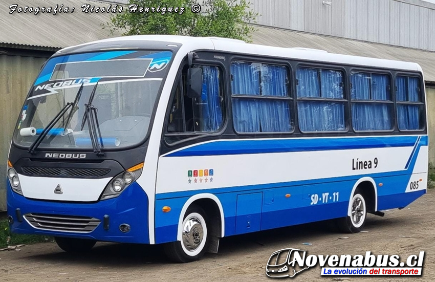 Neobus Thunder + / Agrale MA9.2 / Línea 9 Temuco