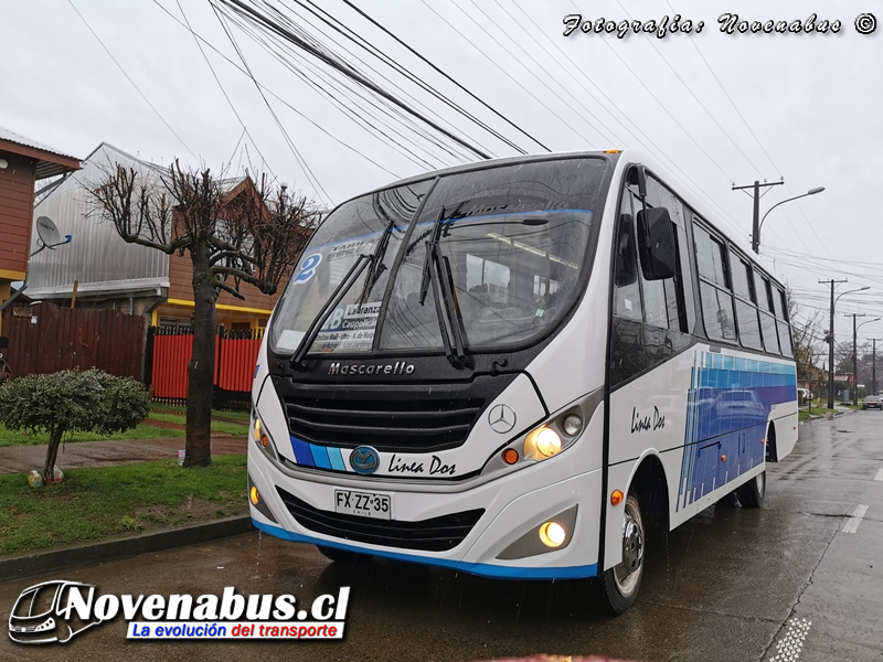 Mascarello Gran Micro / Mercedes-Benz LO-915 / Línea 2 Temuco