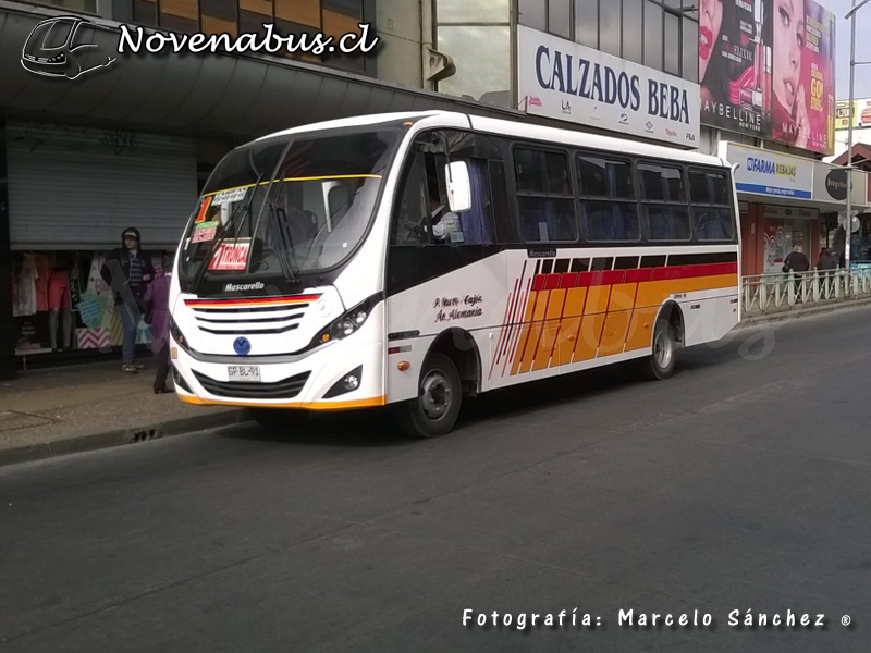 Mascarello Gran Micro / Mercedes Benz LO-916 /  Línea 1 Temuco