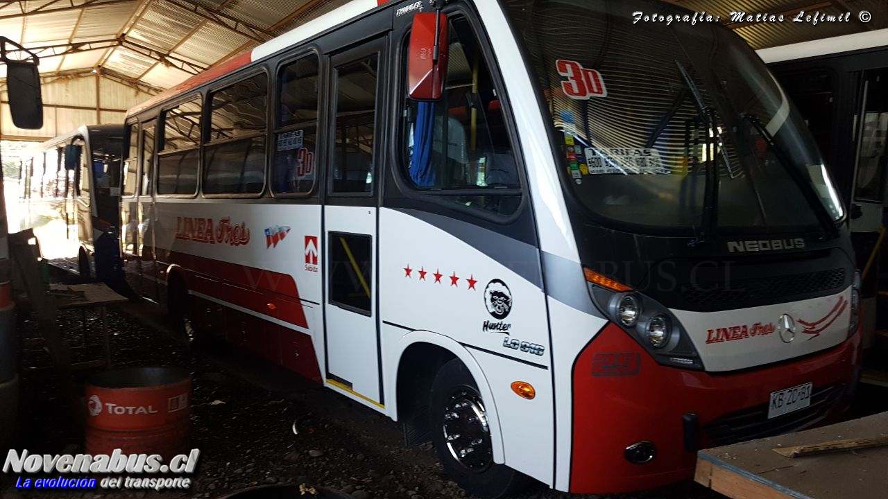 Neobus Thunder + / Mercedes-Benz LO-916 / Línea 3 Temuco