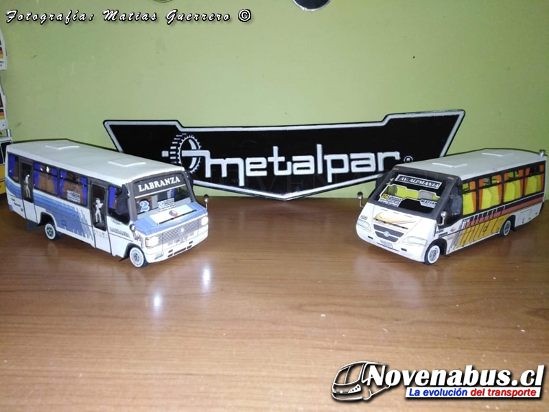 Metalpar Pucará 1 - Pucará 2000 / Mercedes-Benz LO-814 - LO-914 / Líneas 1 -2 Temuco