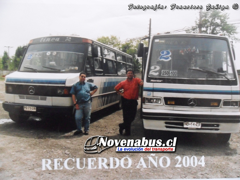 Conductores : Claudio Otarola - Francisco Zuñiga (Feliz día del trabajador les desea novenabus)