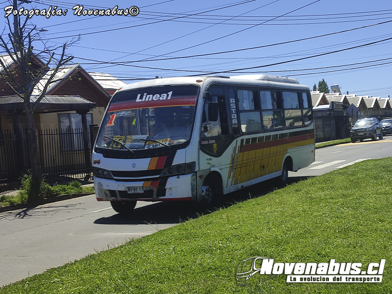 Maxibus Astor / Mercedes-Benz LO-915 / Línea 1 Temuco