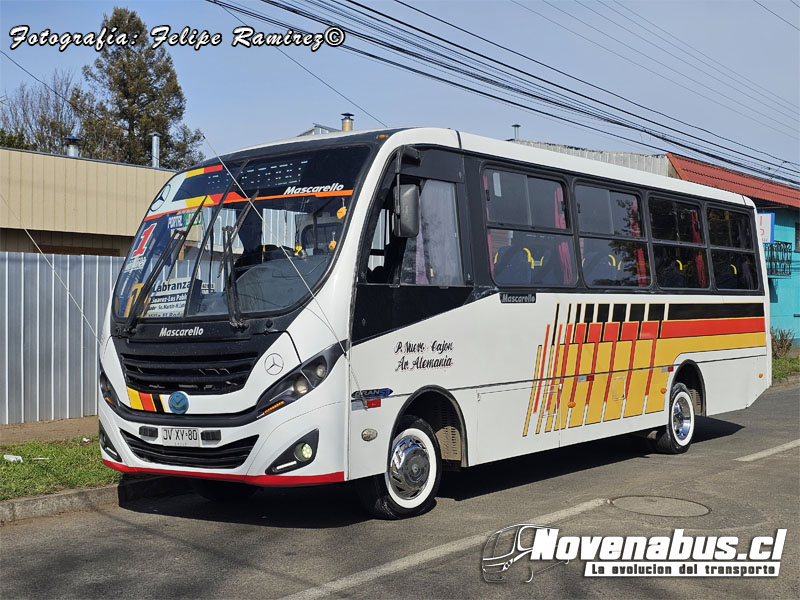 Mascarello Gran Micro S3 / Mercedes-Benz LO-916 / Línea 1 Temuco