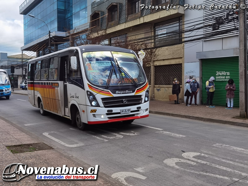 Bepobus Náscere / Mercedes-Benz LO-916 / Línea 1 Temuco