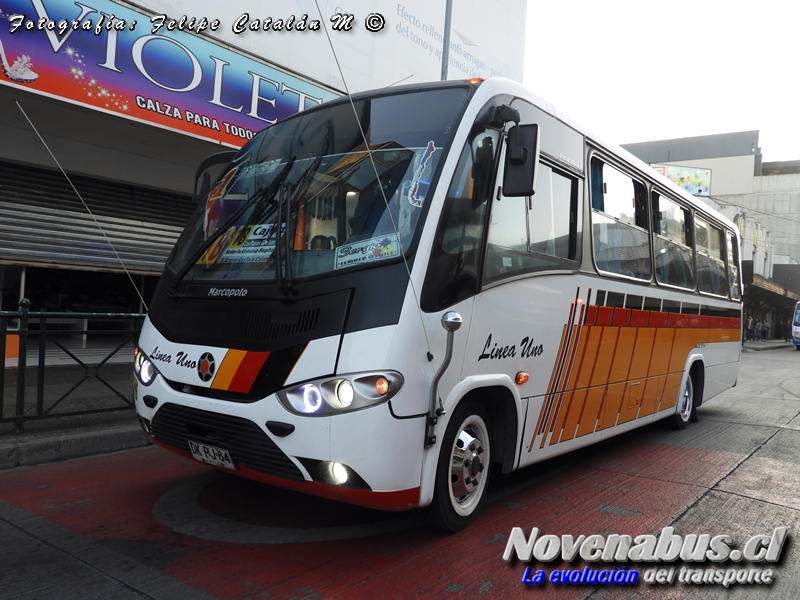 Marcopolo Senior / Mercedes-Benz LO-812 / Línea 1 Temuco