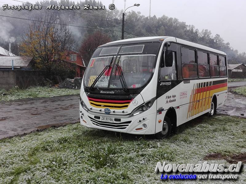 Mascarello Gran Micro S3 / Mercedes-Benz LO-916 / Línea 1 Temuco