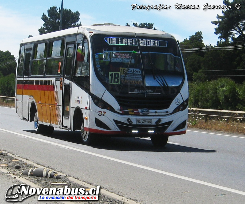 Mascarello Gran Micro / Mercedes Benz LO-916 / Línea 1 Temuco