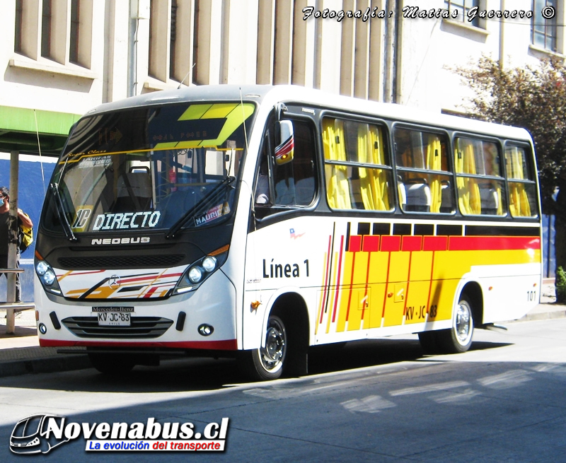 Neobus Thunder + / Mercedes-Benz LO-916 / Línea 1 Temuco