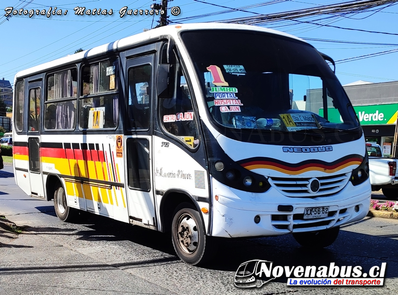 Neobus Thunder + / Mercedes-Benz LO-712 / Línea 1 Temuco