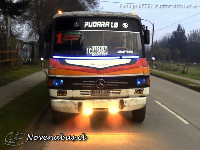 Metalpar Pucará I / Mercedes-Benz LO-812 / Línea 1 Temuco