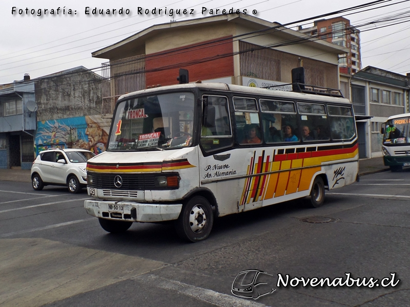 Metalpar Pucará / Mercedes Benz LO812 / Línea 1 Temuco