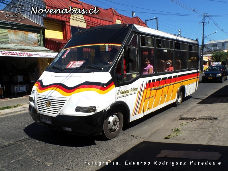 Metalpar Pucará / Mercedes-Benz LO814/ Línea 1 Temuco