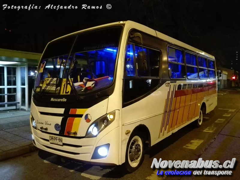 Mascarello Gran Micro / Mercedes-Benz LO-915 / Línea 1 Temuco