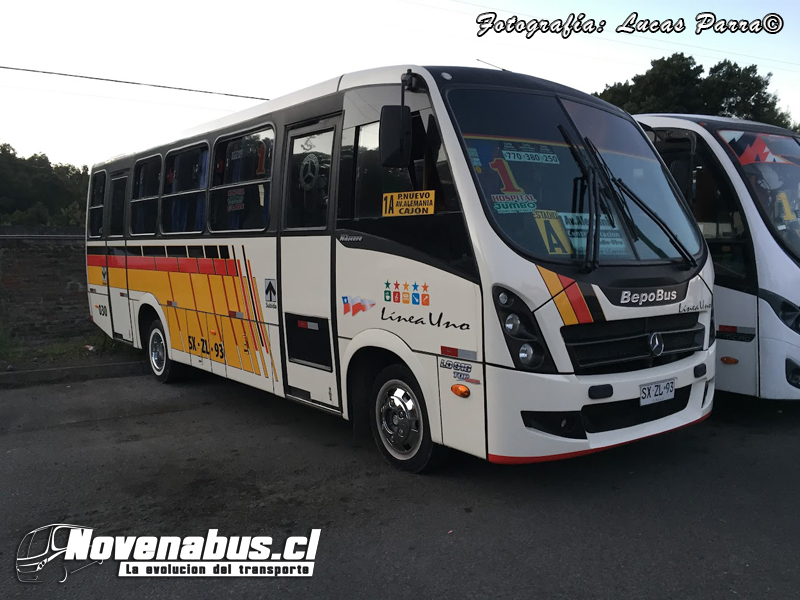 BepoBus Náscare / Mercedes-Benz LO-916 / Línea 1 Temuco