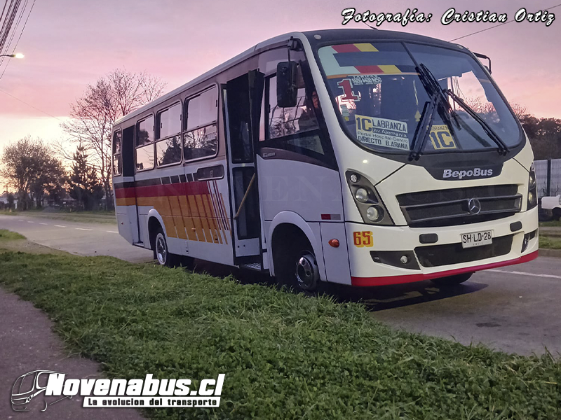 BepoBus Náscare / Mercedes-Benz LO-916 / Línea 1 Temuco