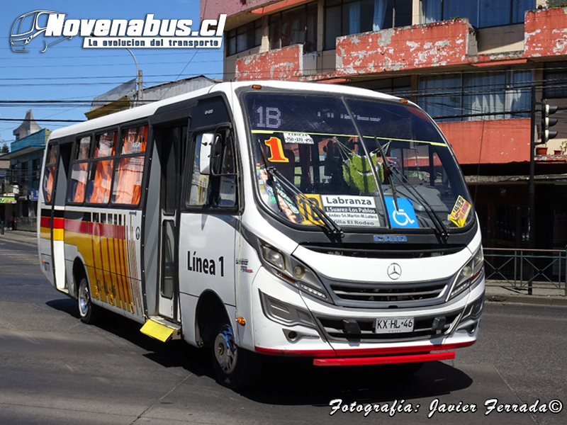 Caio F2400 / Mercedes-Benz LO-916 / Línea 1 Temuco