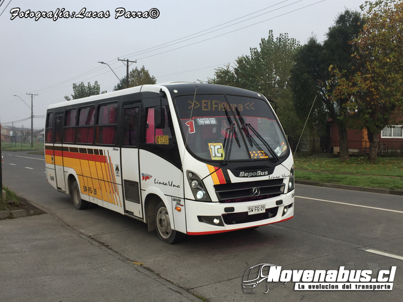 BepoBus Náscare / Mercedes-Benz LO-916 / Línea 1