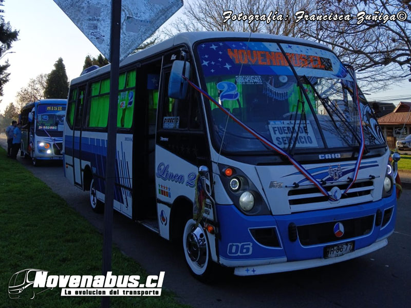 Caio lnduscar Foz / Mercedes-Benz LO-812 / Línea 2 Temuco