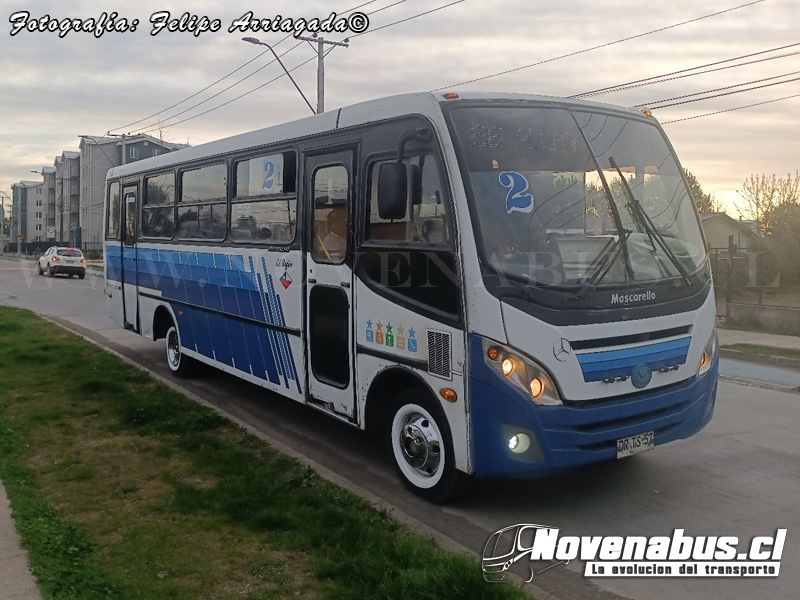 Mascarello Gran Micro / Mercedes Benz LO-915 / Linea 2 Temuco