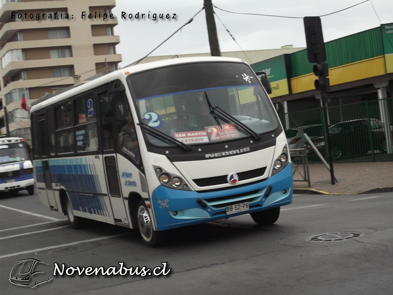 Neobus Thunder+/ Mercedes Benz LO-915/ Línea 2 Temuco