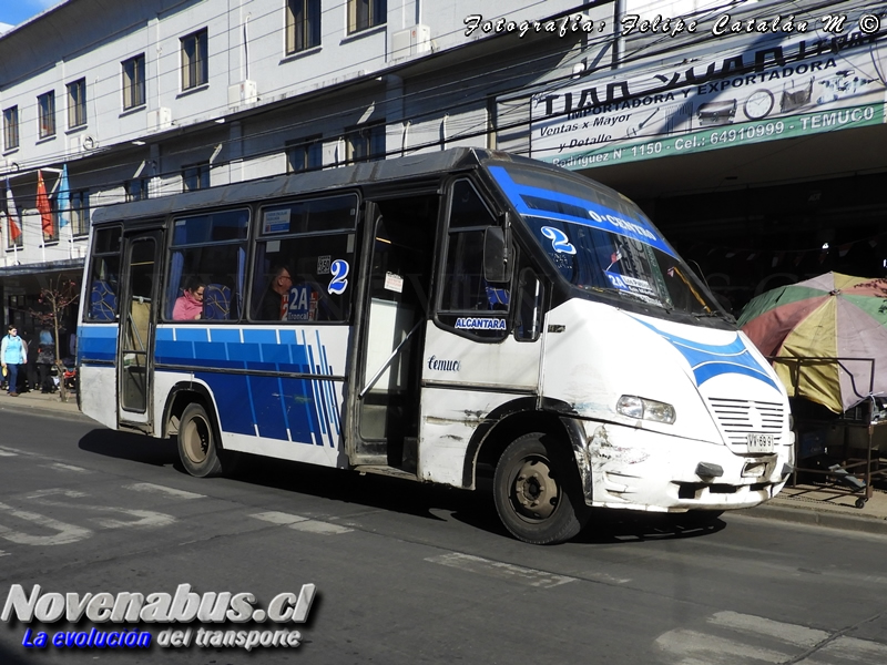 Metalpar Pucará 2000 / Mercedes-Benz LO-814 / Línea 2 Temuco