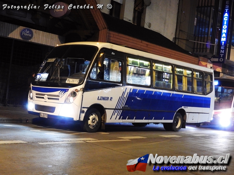 Caio Induscar Foz / Mercedes-Benz LO-915 / Línea 2 Temuco