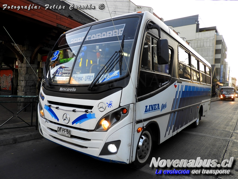 Mascarello Gran Micro / Mercedes-Benz LO-915 / Línea 2 Temuco