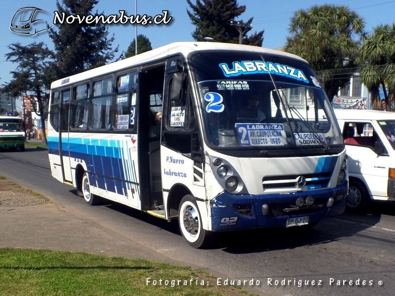 Induscar Caio Foz / MercedesBenz LO915 / Línea 2 Temuco