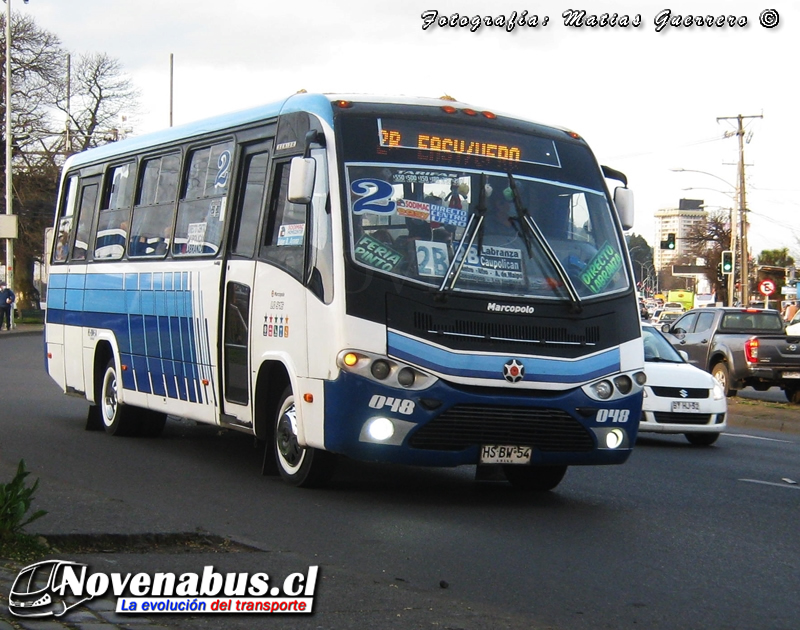 Marcopolo Senior / Mercedes Benz LO-916 / Línea 2 Temuco