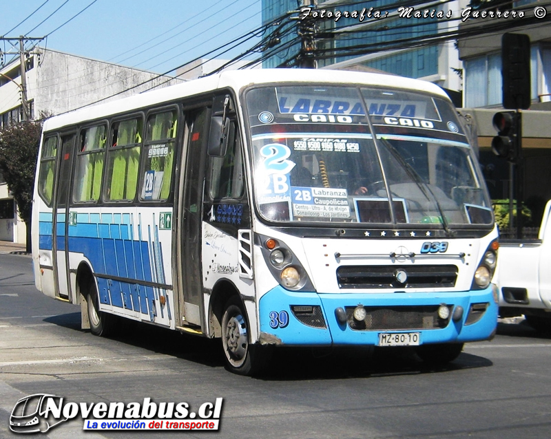 Caio lnduscar Foz / Mercedes-Benz LO-915 / Línea 2 Temuco