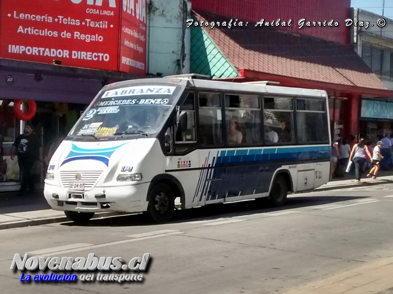 Metalpar Pucará / Mercedes-Benz LO814 / Línea 2 Temuco