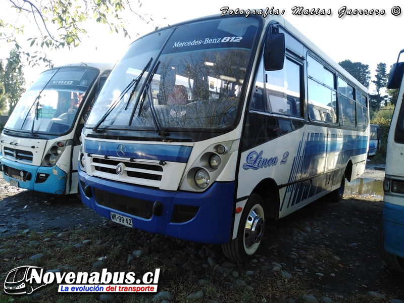 Caio lnduscar Foz / Mercedes-Benz LO-812 / Línea 2 Temuco