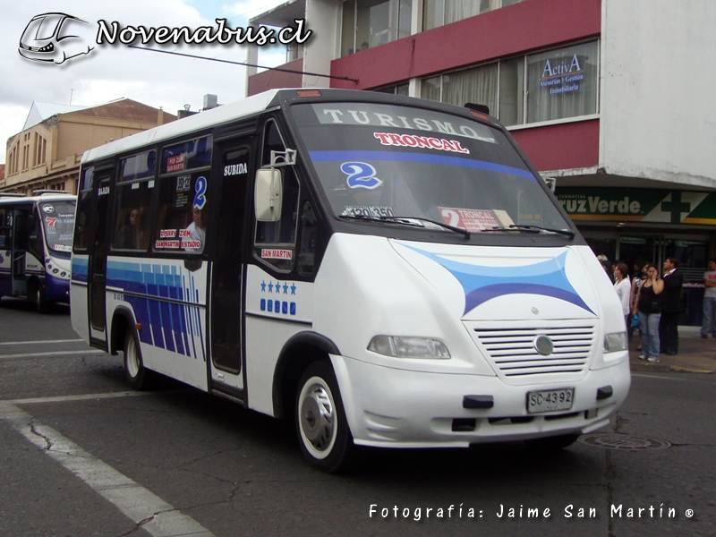 Metalpar Pucará 2000 / Mercedes-Benz LO-814 / Línea 2 Temuco