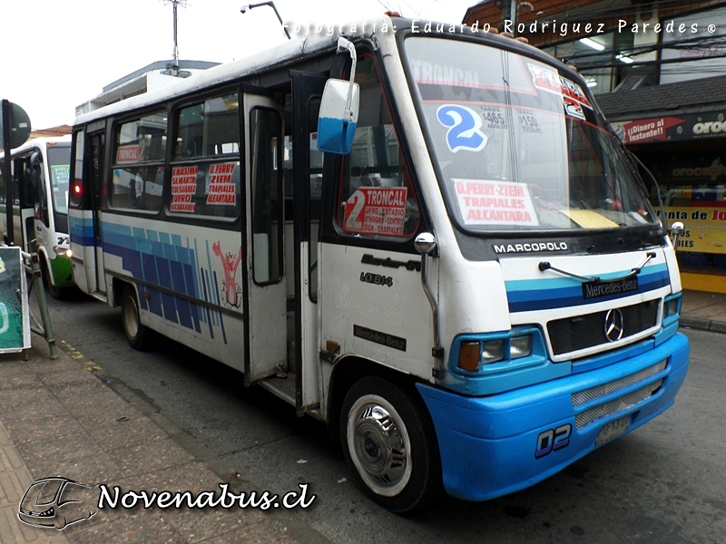 Marcopolo Senior / Mercedes Benz LO814 / Línea 2 Temuco