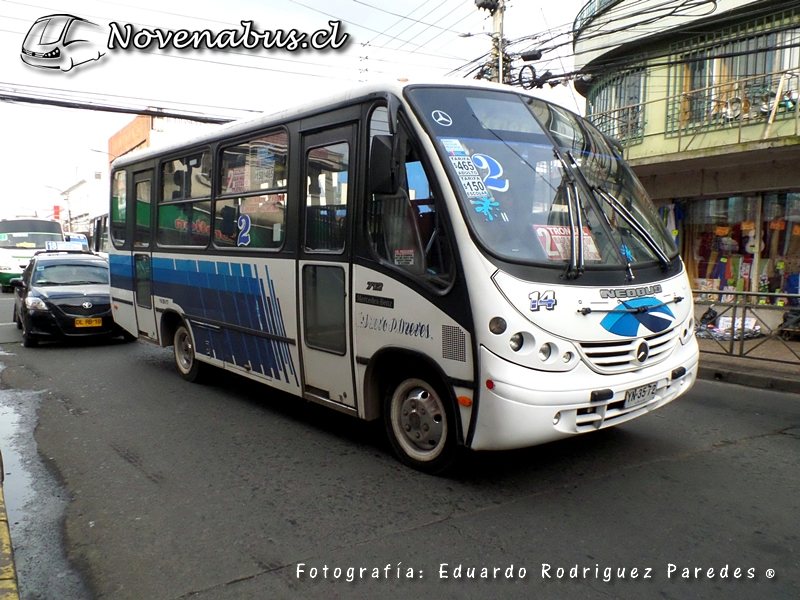 Neobus Thunder / Mercedes-Benz LO712/ Línea 2 Temuco