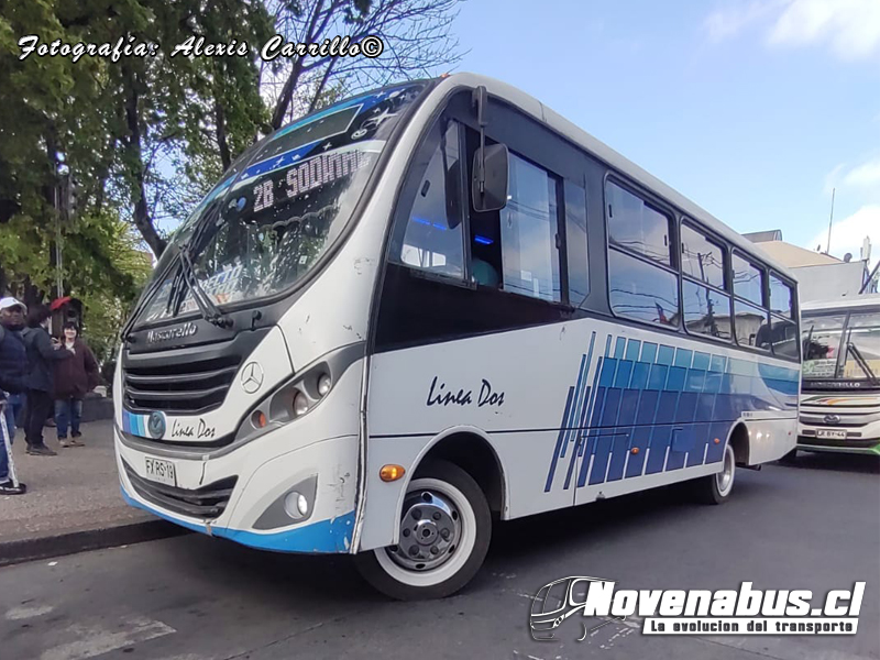 Mascarello Gran Micro / Mercedes Benz LO-915 / Línea 2 Temuco