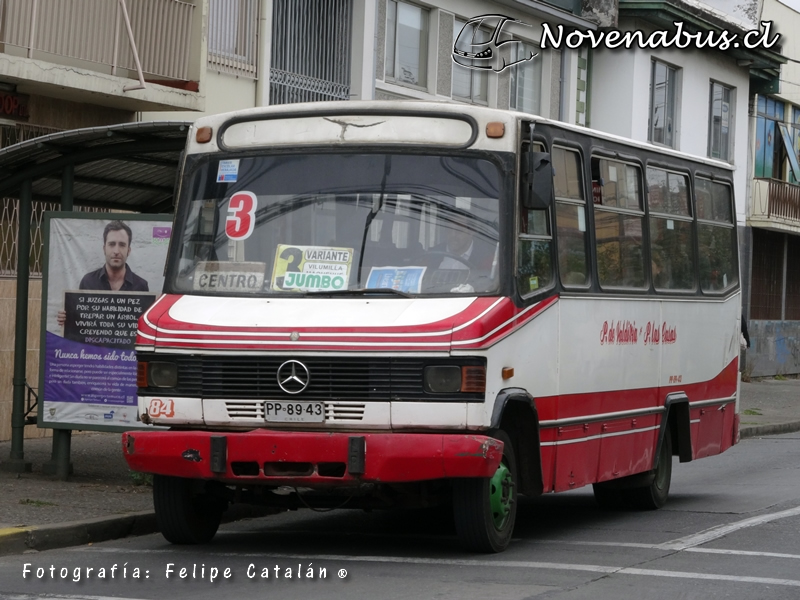 Carrocerías LR / Mercedes-Benz LO-814 / Línea 3 Temuco