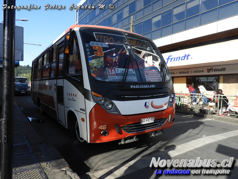 Neobus Thunder + / Mercedes-Benz LO-916 / Línea 3 Temuco