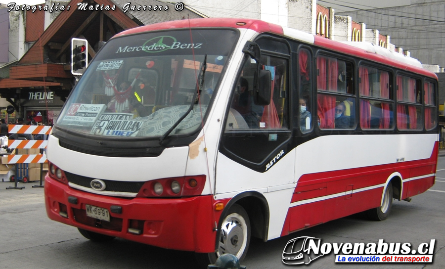 Maxibus Astor / Mercedes-Benz LO-914 / Línea 3 Temuco