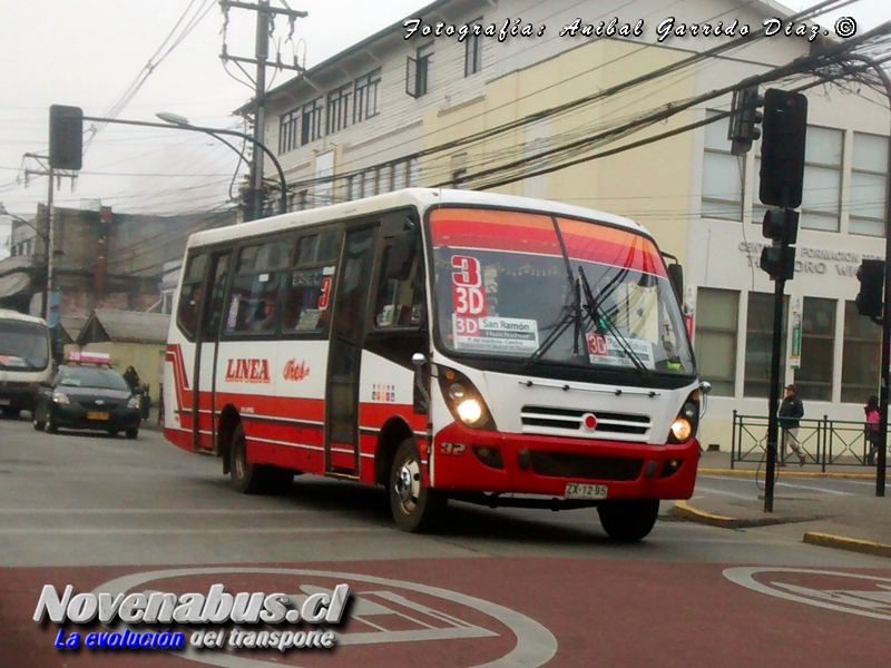 Caio Foz / Mercedes-Benz LO-812/ Línea 3 Temuco