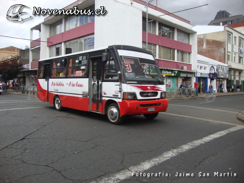 Ciferal Agilis/ Mercedes Benz LO-814/ Línea 3 Temuco