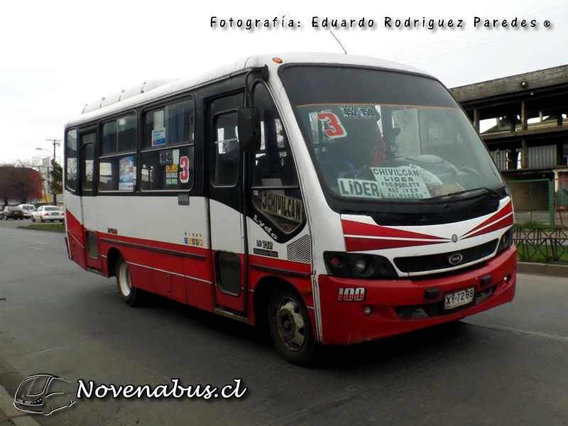 Metalbus Maxibus Lydo / MercedesBenz LO712 / Línea 3 Temuco