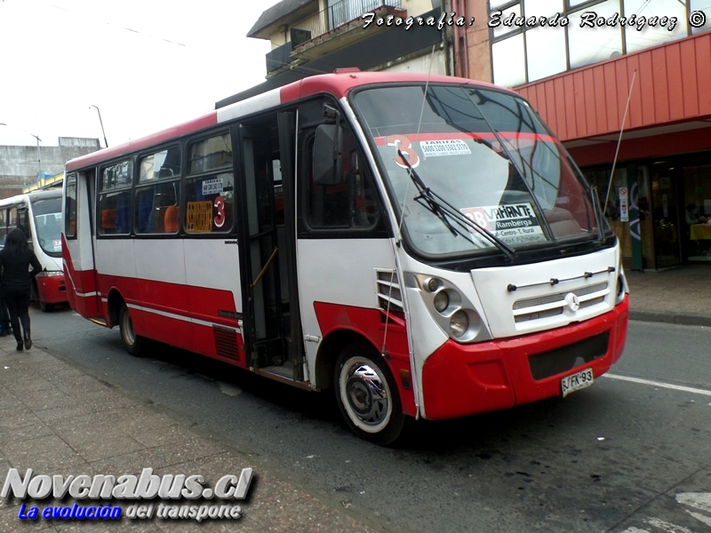 Caio Induscar Foz / Mercedes-Benz LO-915 / Línea 3 Temuco