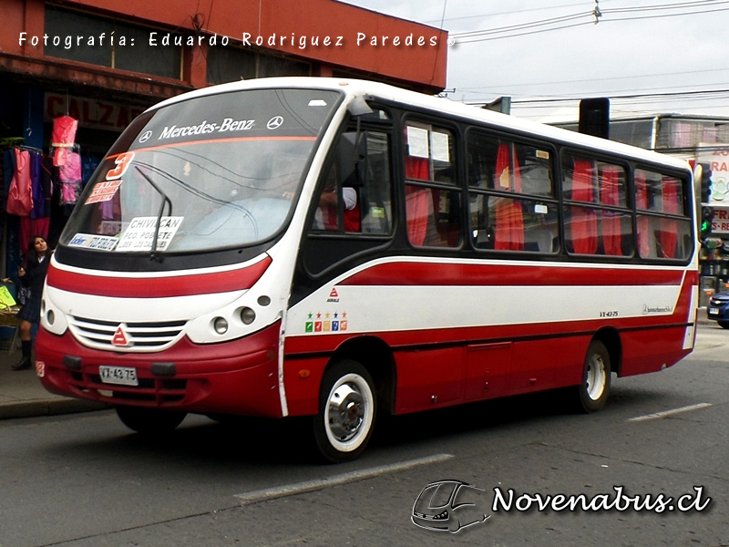 Neobus Thunder + / Agrale 8.5 / Línea 3 Temuco